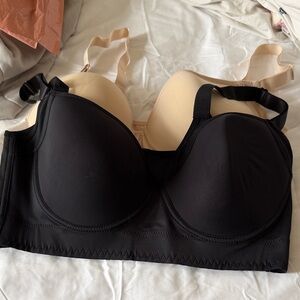 New !! size 38C Elegant Black and Nude Women's Bra